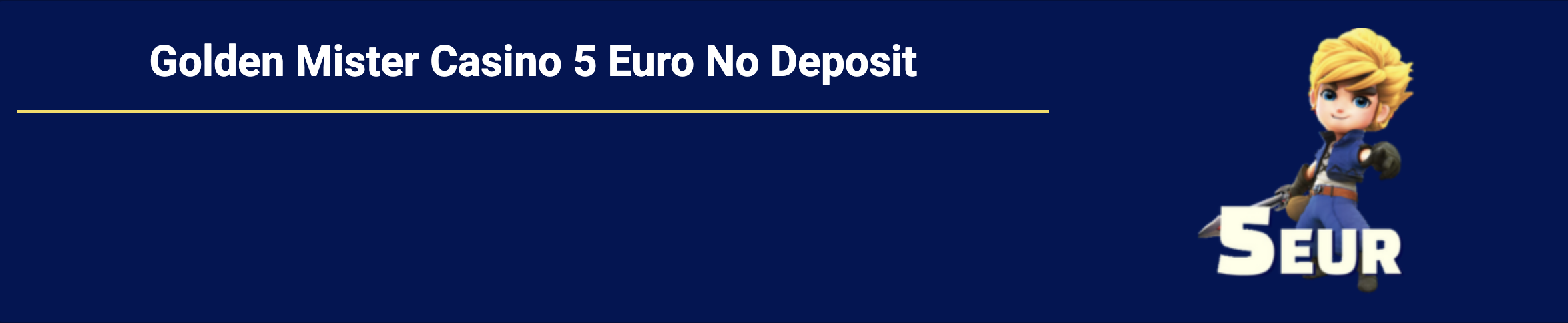 5 eur no deposit bonus